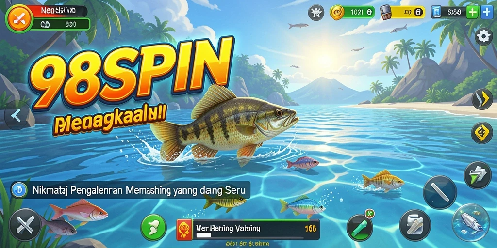 Screenshot gameplay 98SPIN yang menampilkan momen memancing seru.