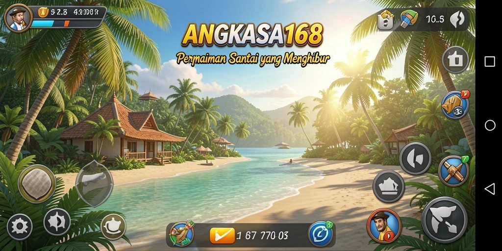 Screenshot gameplay ANGKASA168 yang menampilkan keseruan dan warna-warna cerah.