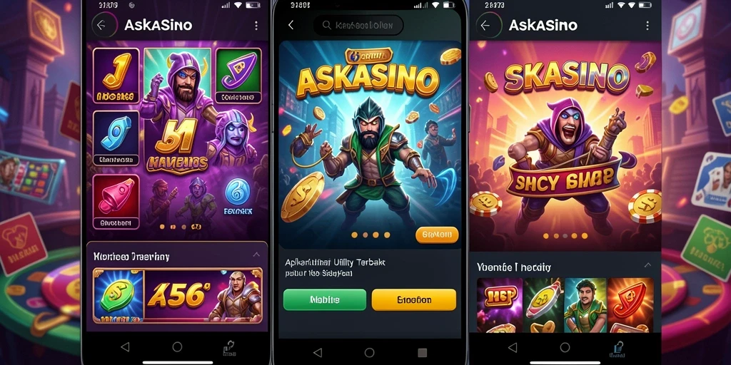 Screenshot utama ASKASINO menampilkan kemudahan pengelolaan tugas dan waktu.