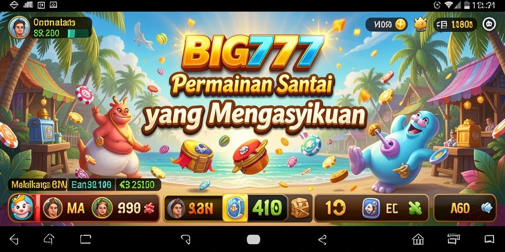 Screenshot gameplay BIG777 menampilkan serunya permainan Casual.