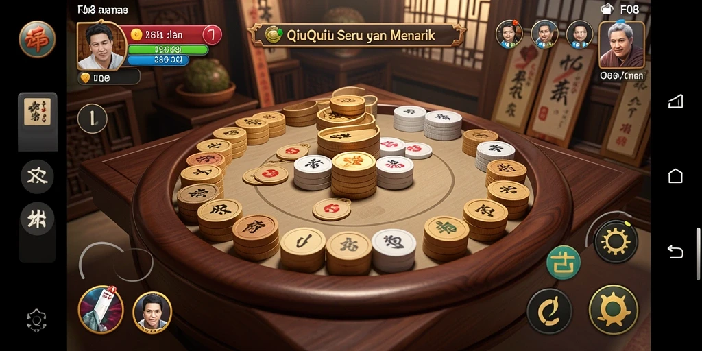 Tampilan gameplay QiuQiu yang mendebarkan di F08.