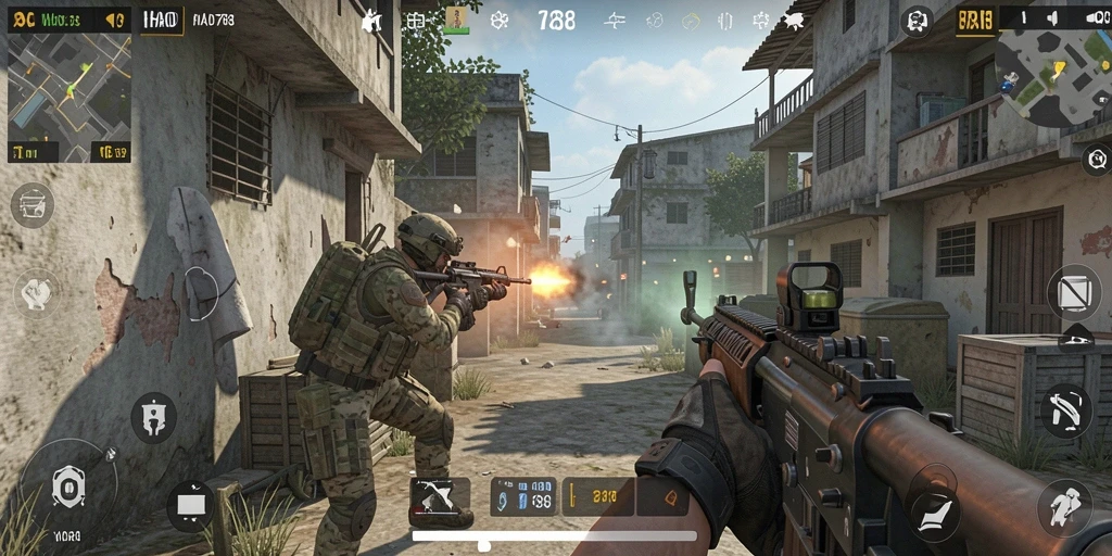 Tangkapan layar gameplay HAO788 yang intens dan mendebarkan.