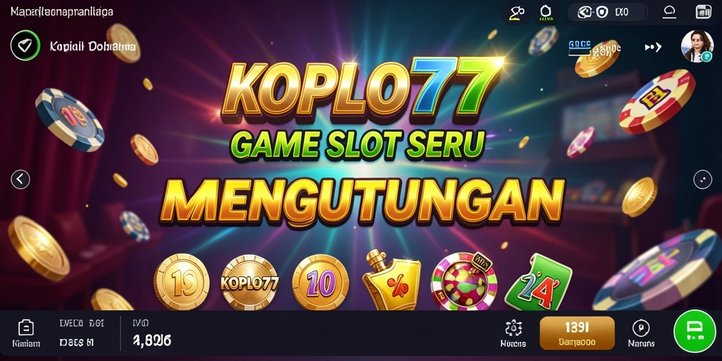 Screenshot gameplay KOPLO77 dengan tampilan slot yang menarik.