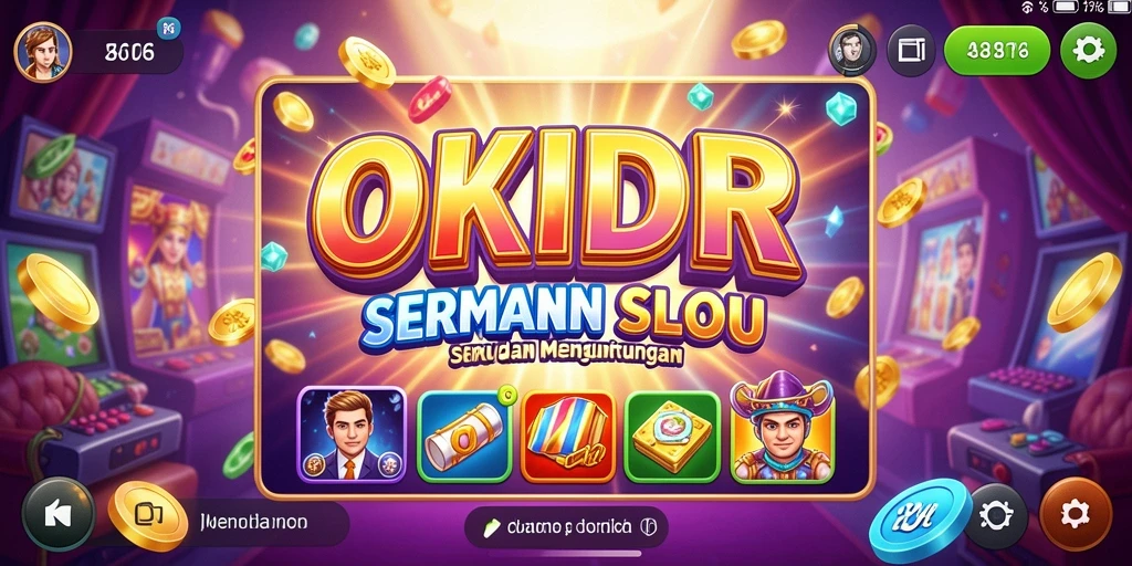 Screenshot gameplay menampakkan keseruan permainan Slot OKIDR.