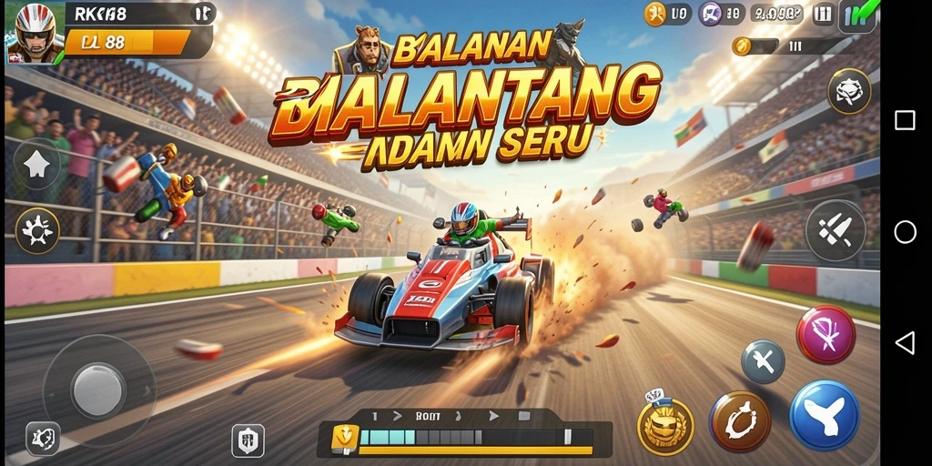 Tampilan gameplay RK88 yang seru dan mendebarkan.