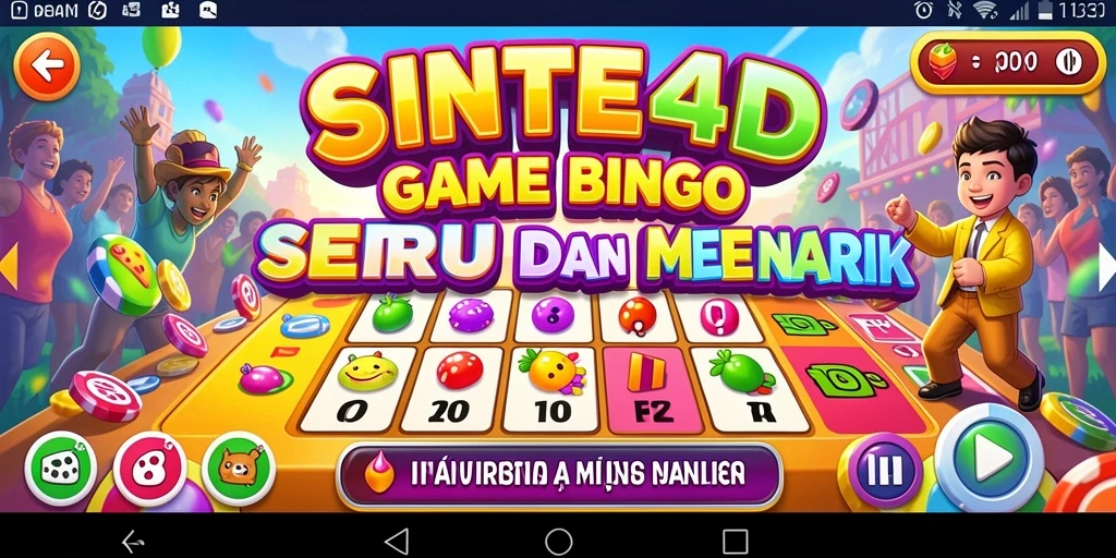 Tampilan gameplay SINTE4D yang seru dan mengasyikkan.