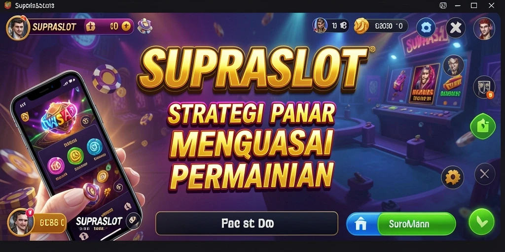 Tampilan gameplay menarik dalam SUPRASLOT yang penuh dengan strategi.