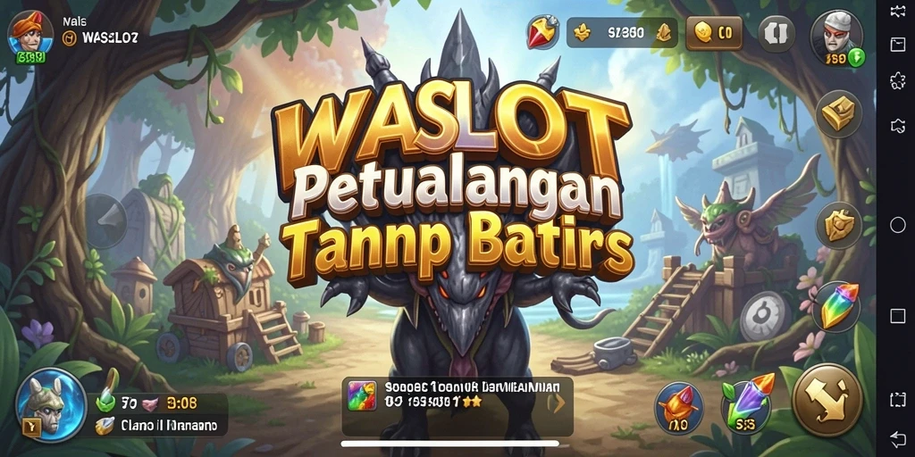 Tampilan gameplay WASLOT dengan petualangan seru dan menegangkan.